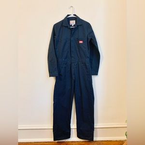Dickies Navy Blue Long Sleeve Coveralls
